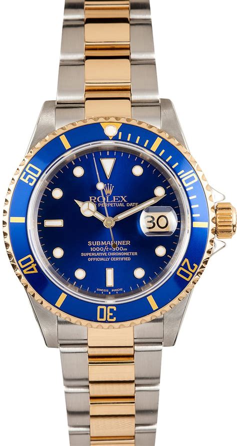 16613 rolex two tone replica|rolex submariner model 16613 price.